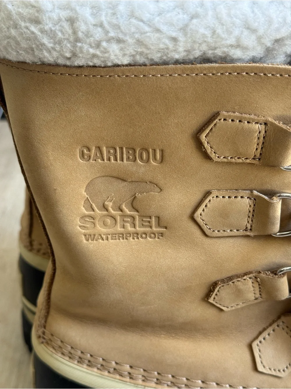 SOREL Caribou Waterproof Leather Winter Snow Boots